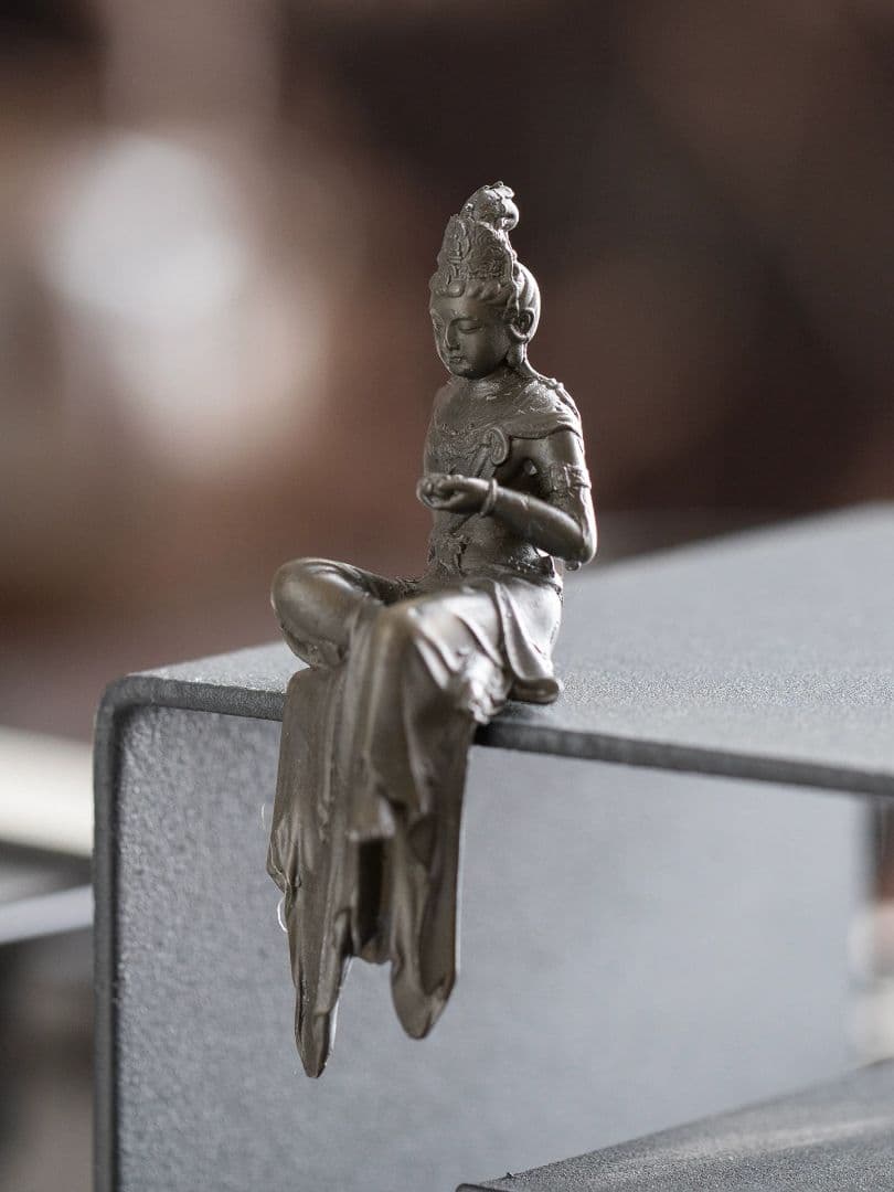 仏教美術 仏像 禅意観音座禅 茶道茶寵 文房具 工芸品 置物