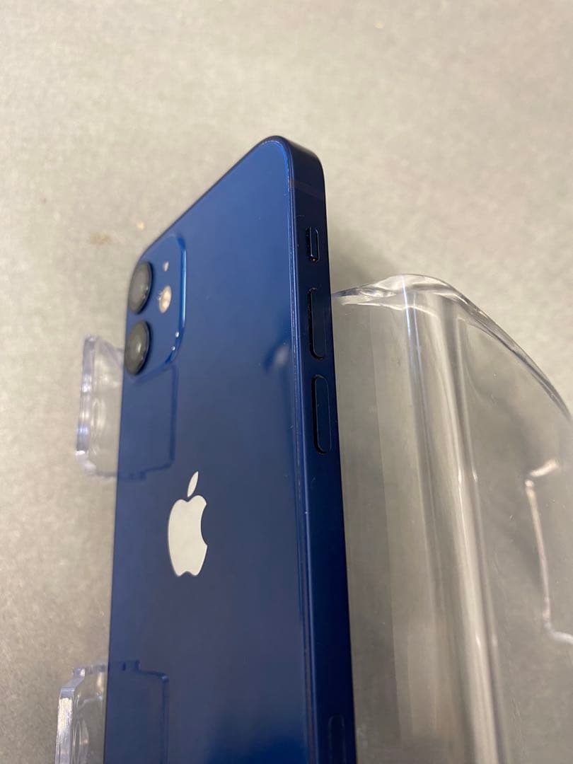 美品中古　国内版　SIMフリー　iPhone12mni 64GB ブルー色