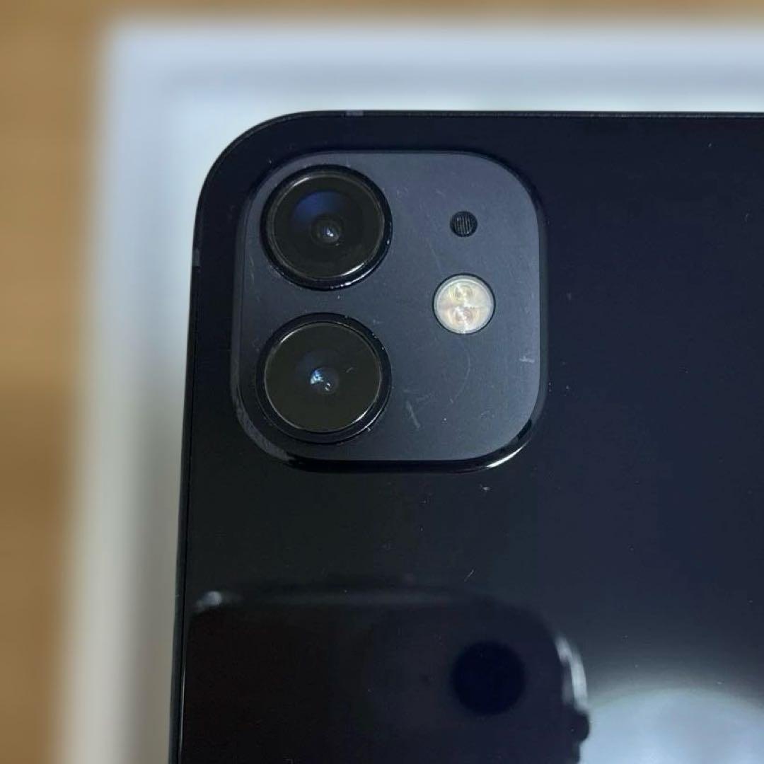 【美品】iPhone12 64GB ブラック SIMフリー 箱付属品あり