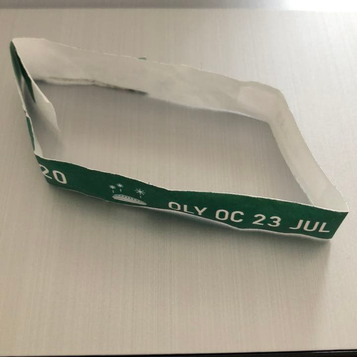 東京オリンピック開会式入場リストバンド非売品