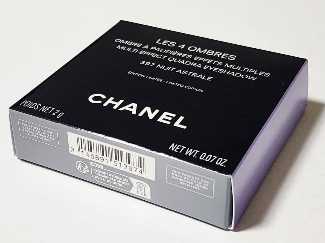 CHANELレキャトルオンブル３９７【2025年】【限定品】ラスト1点