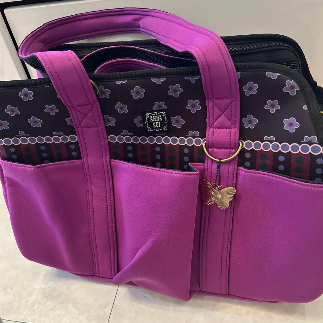 ANNA SUI キャリートートバッグ パープル