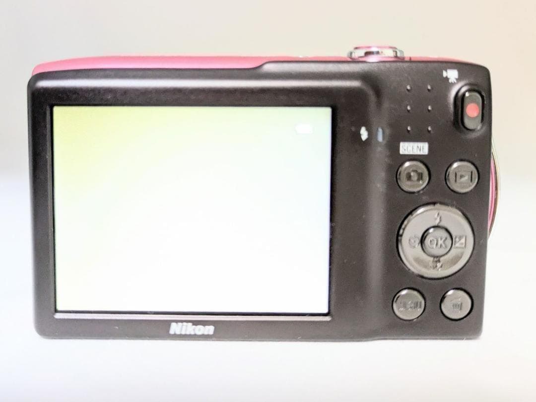 【美品】 ニコン Nikon COOLPIX S3300 ピンク #012
