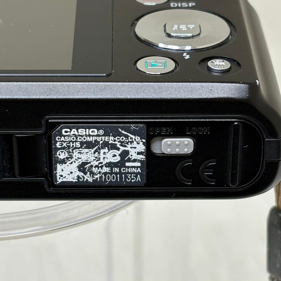 CASIO カメラ　EX-H5 充電器　箱　ブラック　黒　 コンデジ　動作品