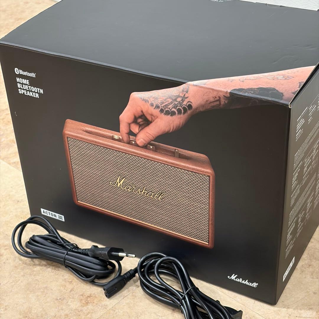 Marshall ACTON Ⅲワイヤレススピーカー ブラウン