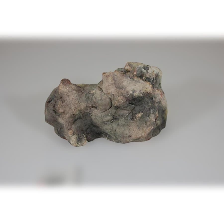 【シーサー50%OFF】村獅子（右側玉乗り）＠天才光男 漆喰 置物 沖縄県産