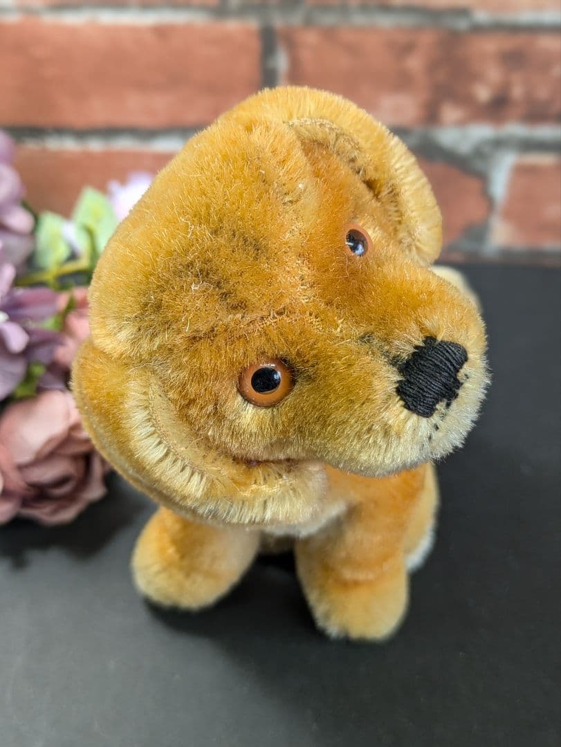 ヨーロッパ アンティーク 犬 ぬいぐるみ ドイツ製 ラブラドールレトリバー