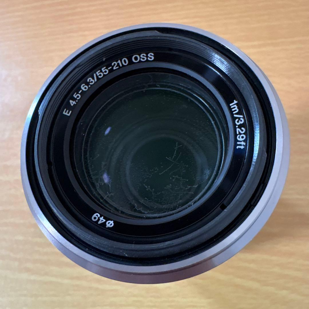 SONY SEL55210 ズームレンズ カビ くもり ジャンク品