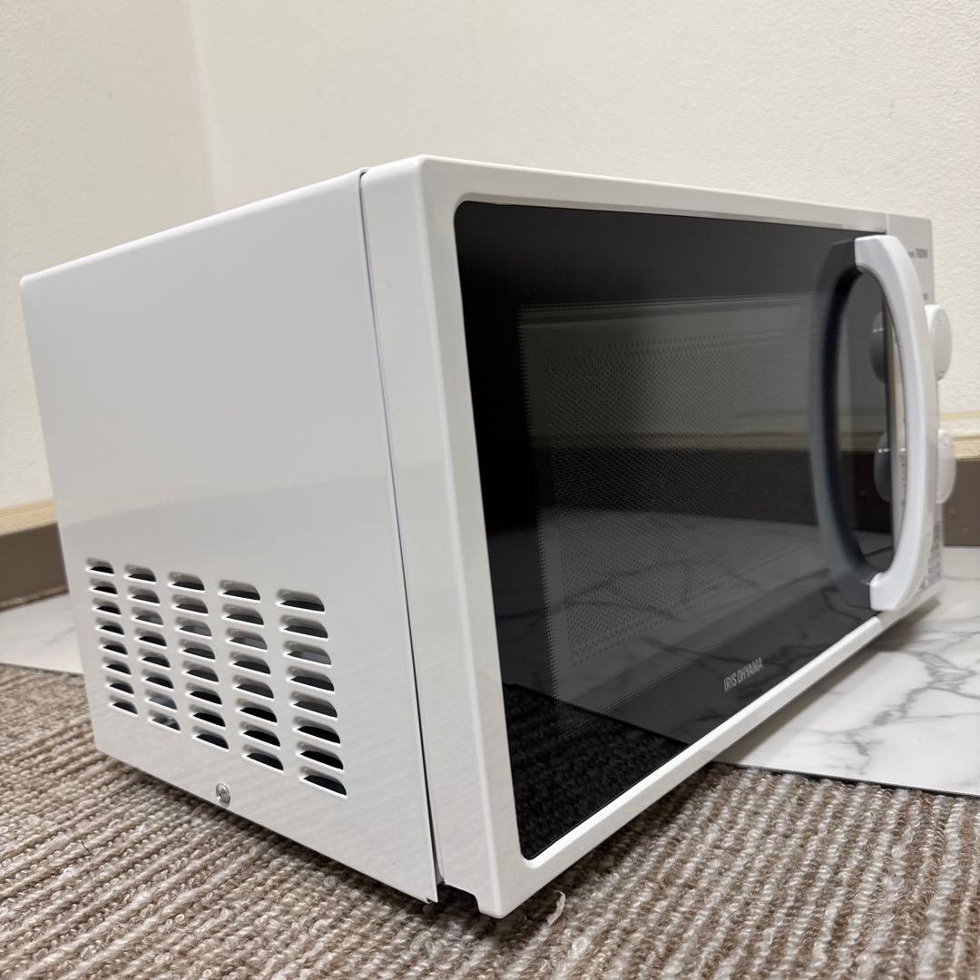 美品 アイリスオーヤマ 2021年製 単機能 電子レンジ 17L 50Hz