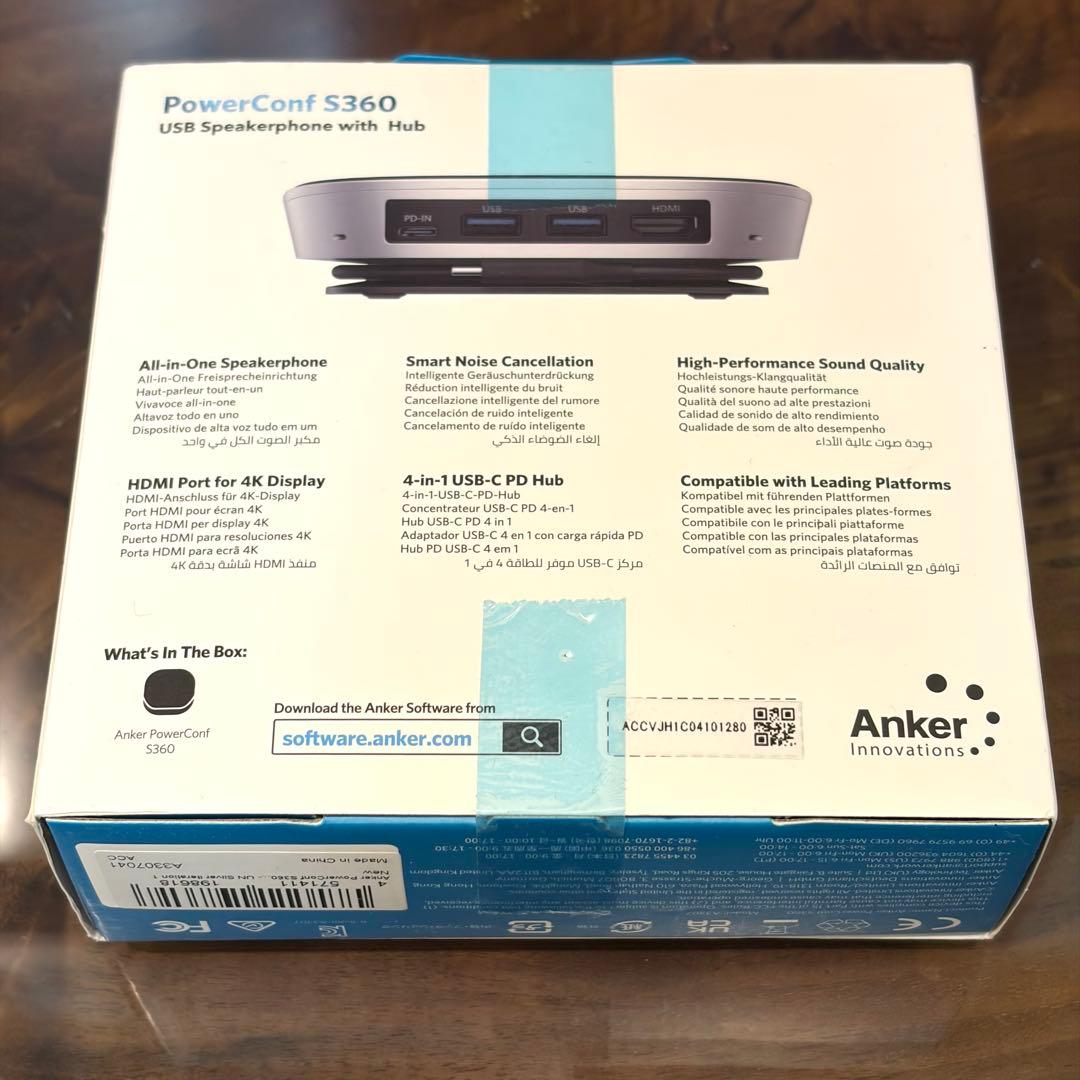 Anker PowerConf S360 スピーカーフォン / マイク