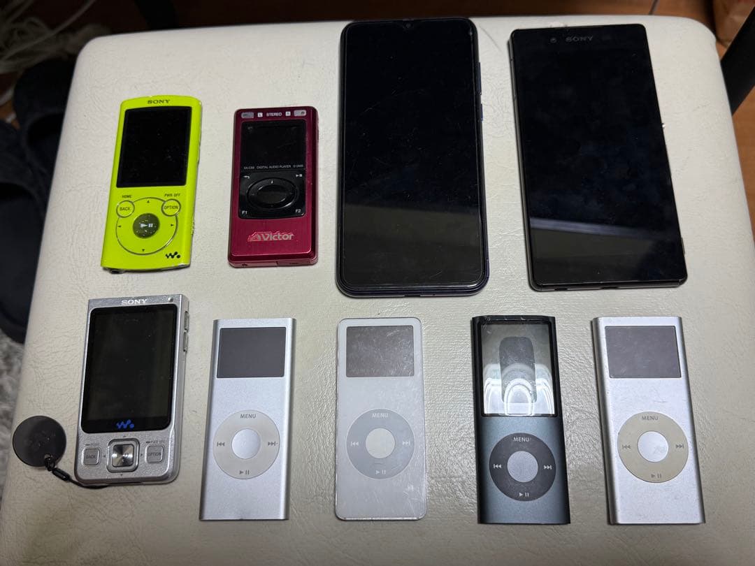 オーディオプレーヤーとスマートフォン