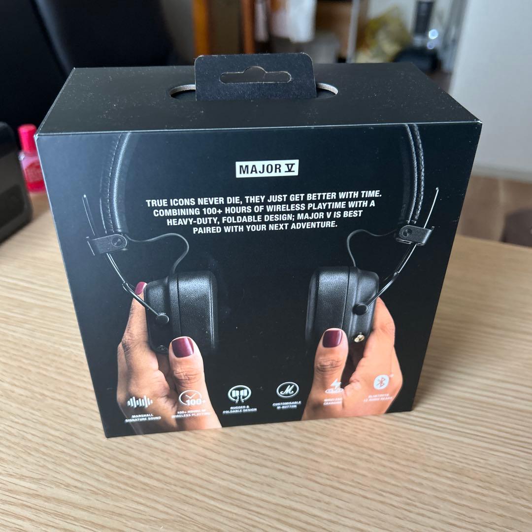 美品 Marshall MAJOR V ワイヤレスヘッドホン Bluetooth