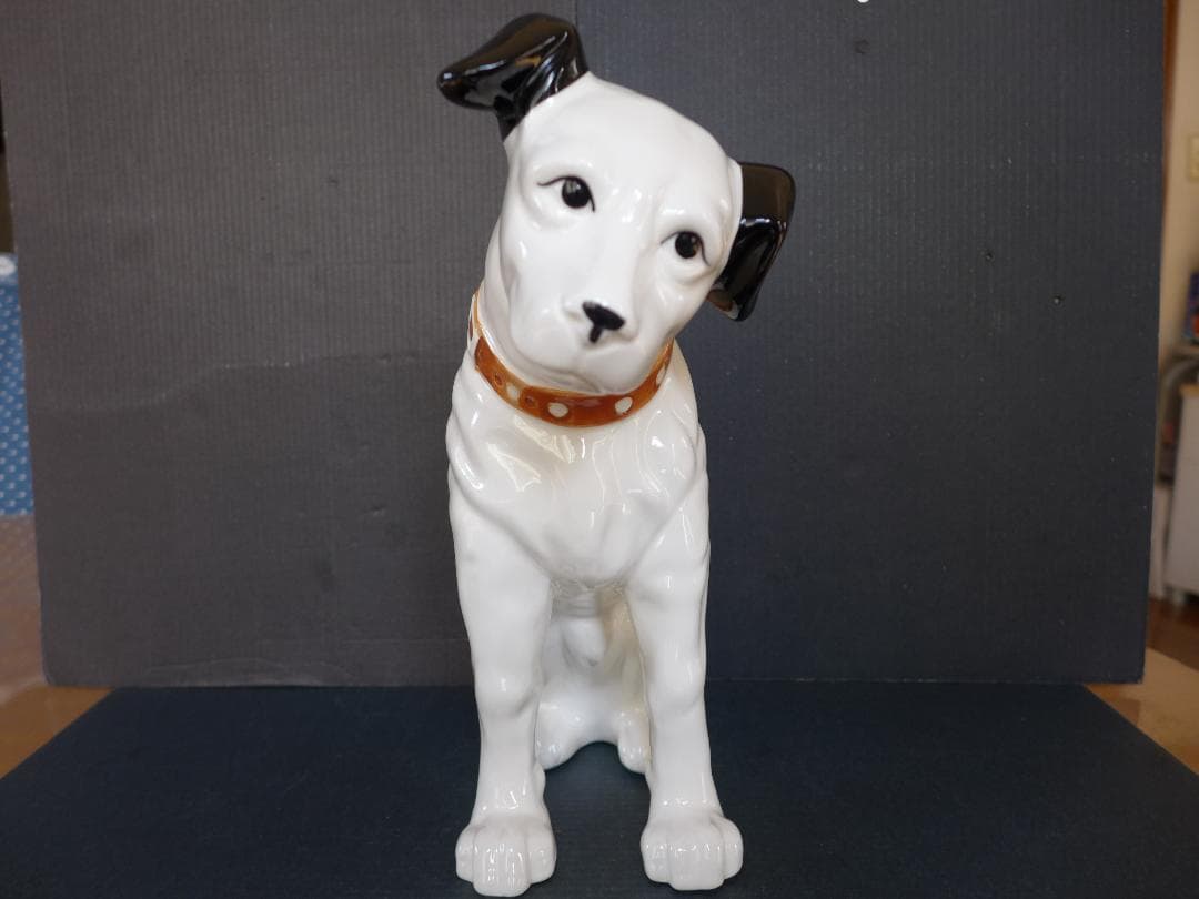 時代物　美品　ビクター　ニッパー　24.0cm　陶磁器置物　昭和レトロ
