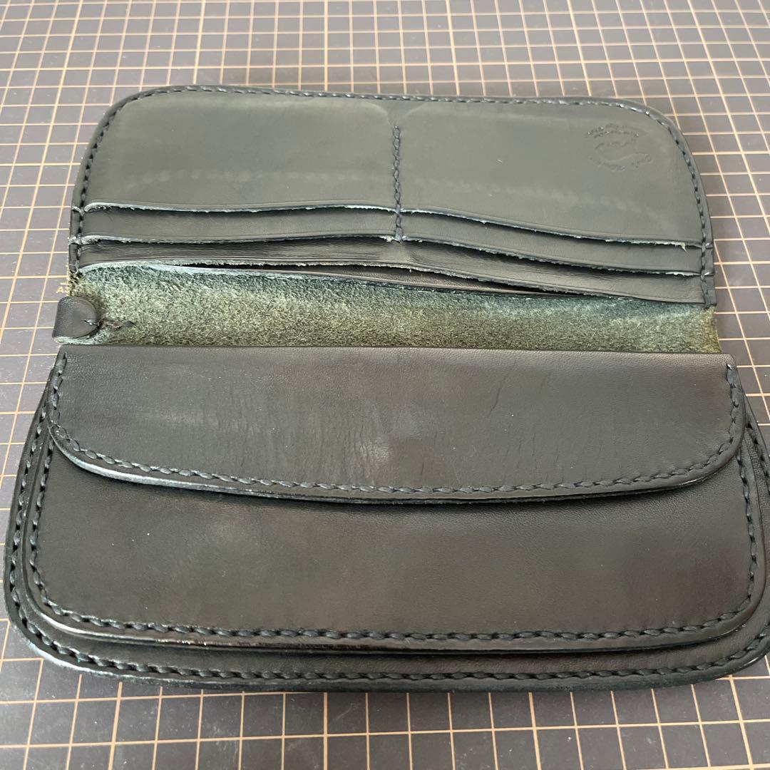 One’s Workerワンズワーカーサドルロングウォレットブラック