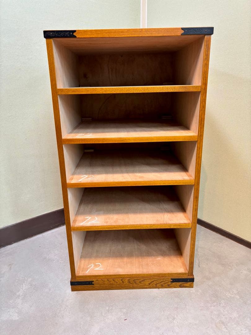 【美品】駿河タンス 欅材 5段チェスト 民芸家具 国産 和モダン (送料込)
