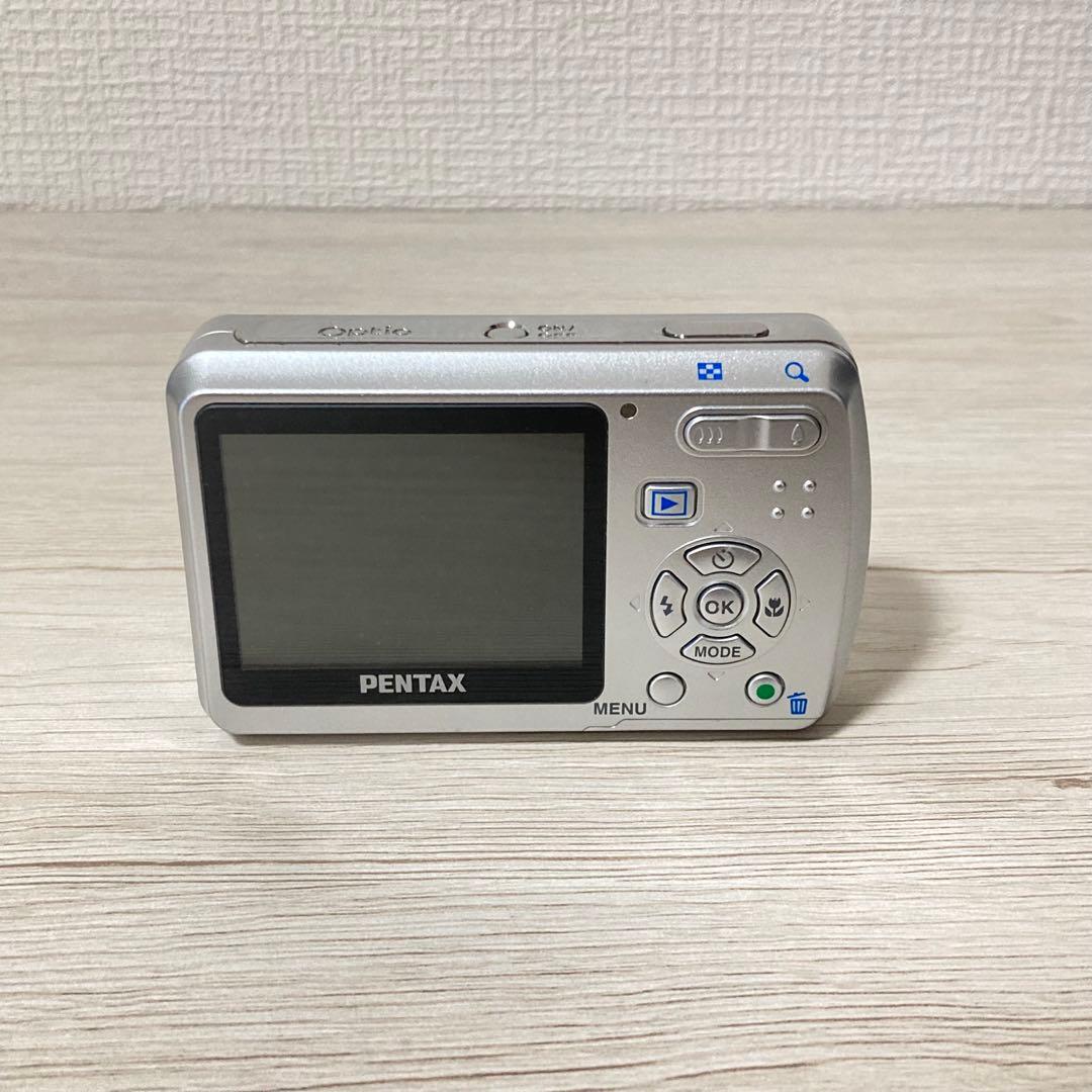 美品★ 単3電池 PENTAX Optio E50 動作確認済 オールドコンデジ