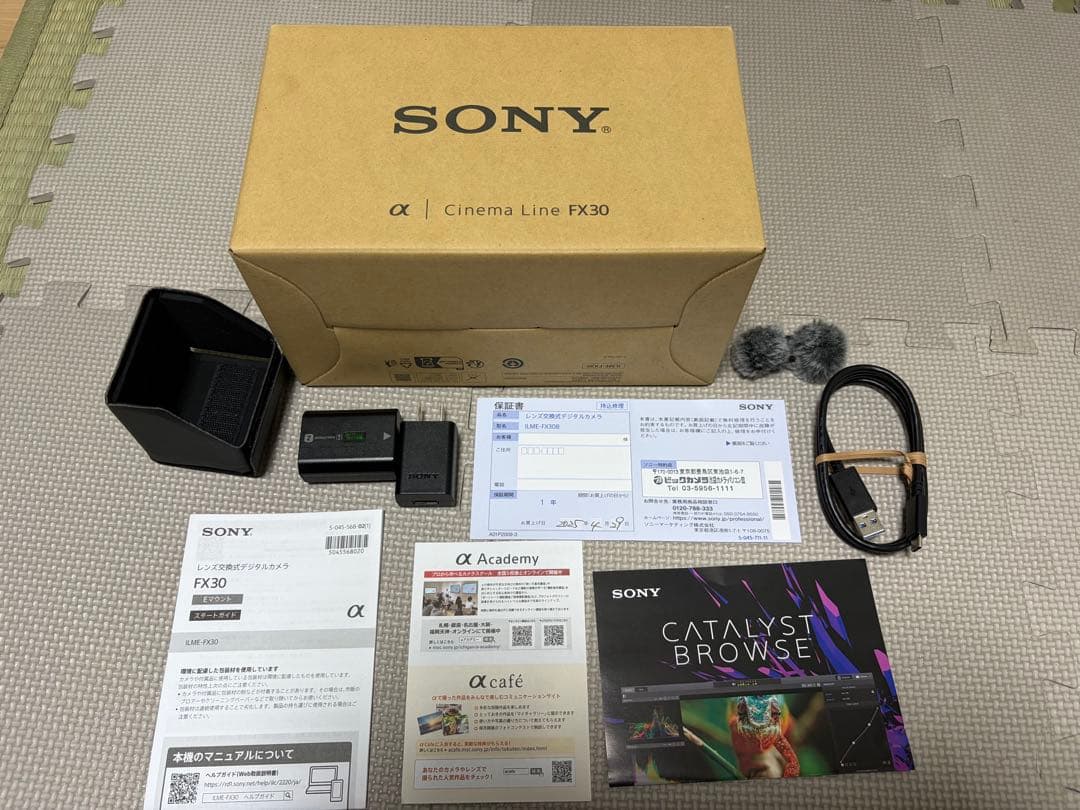 Sony ILME-FX30B シネマカメラXLRユニット他おまけ多数