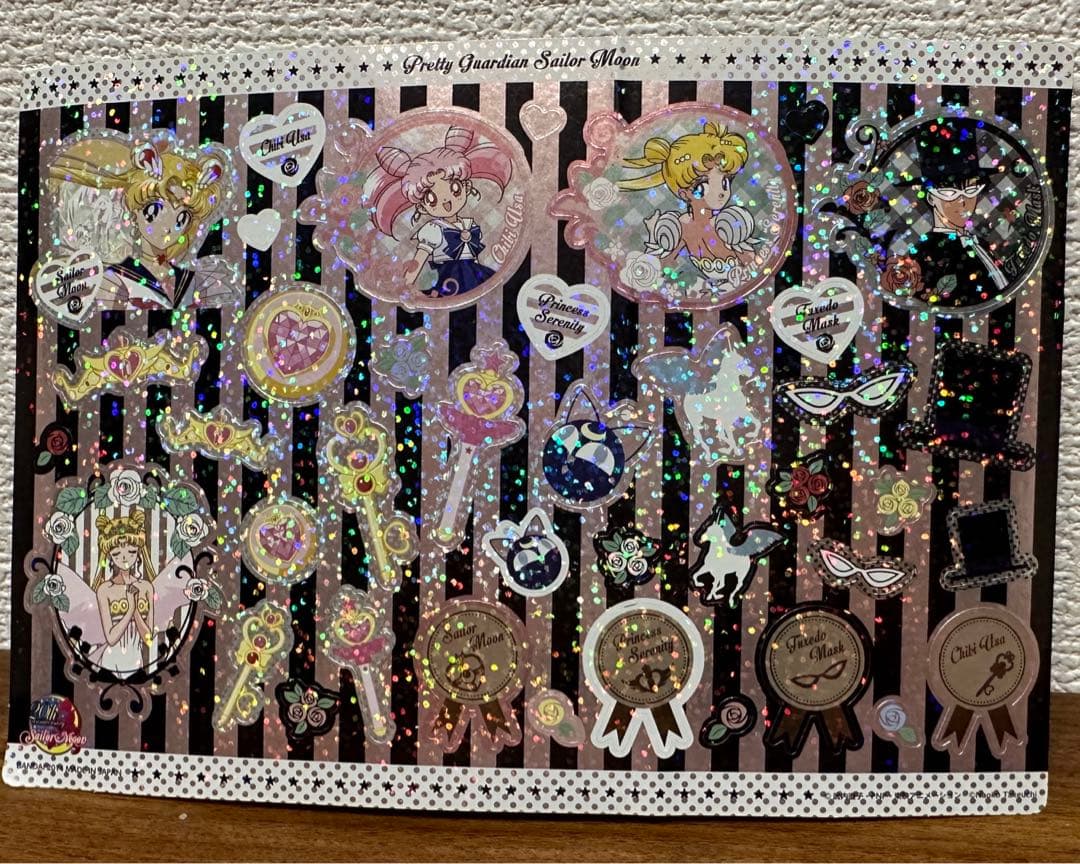 セーラームーン　カードダスシールステッカー　8枚セット　sailor moon