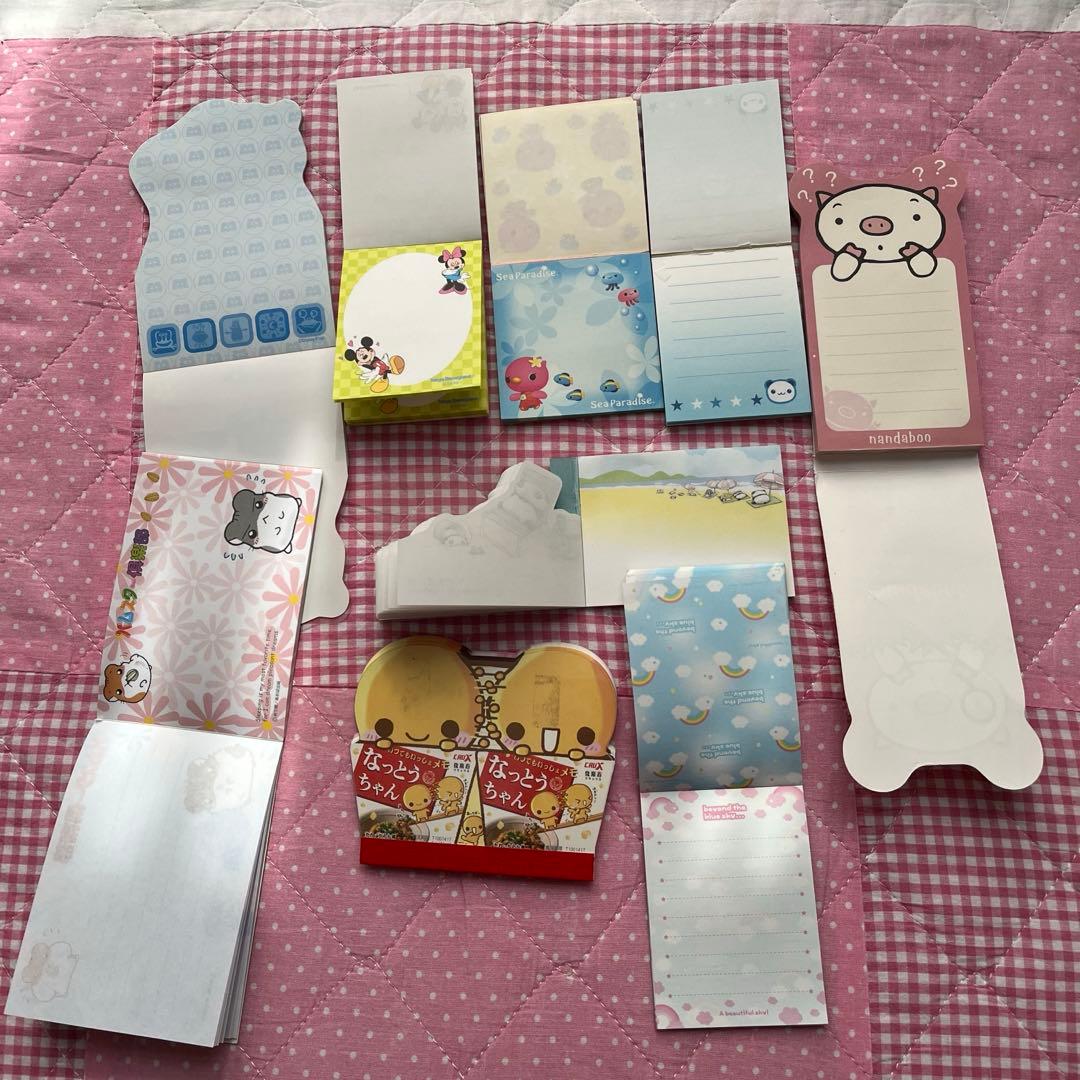 平成レトロ キャラクターメモ帳　セット 約20冊