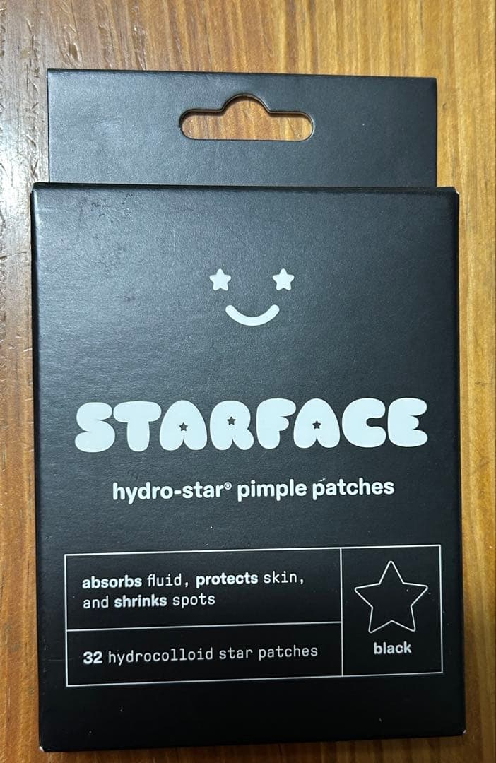STARFACE ニキビパッチ ナチュラル系4色　黒　各32枚　合計64枚