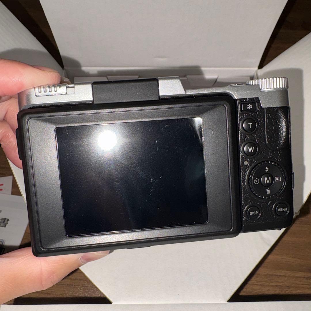 【新品】デジタルカメラ　4K　2026年新型　USB-Cケーブル、バッテリーあり