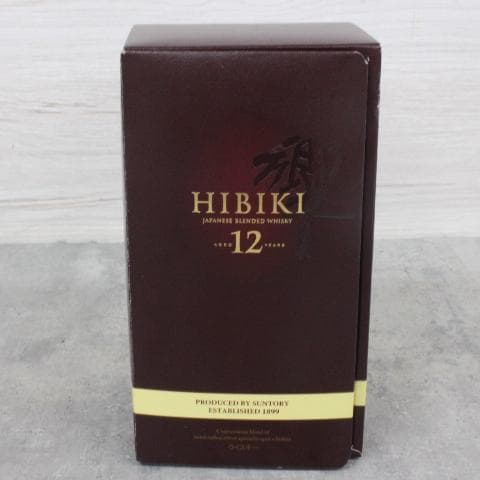 ◇希少 未開栓 響 12年 箱付き 旧ラベル サントリー ウイスキー 700ml