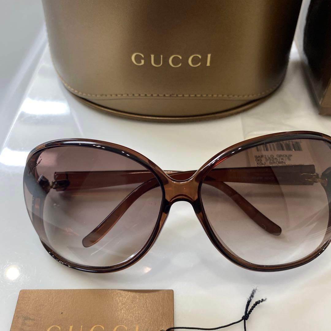 匿名発送　GUCCI インターロッキングGハートサングラス　GG3525