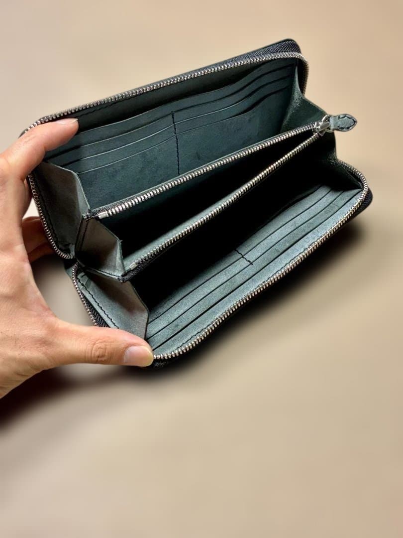 ラウンドファスナーウォレット Casaオリジナル 長財布 本革 CR-1