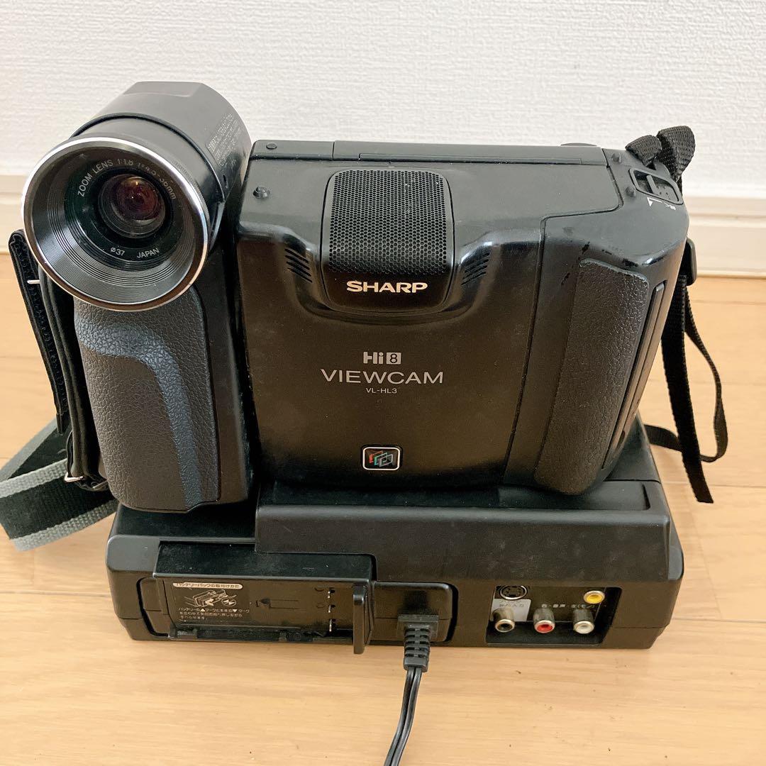 SHARP Hi8 ビデオカメラ VL-HL3 動作品