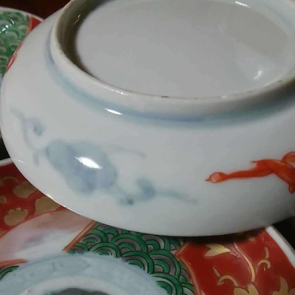 130  伊万里　色絵　小皿　4寸皿　5枚