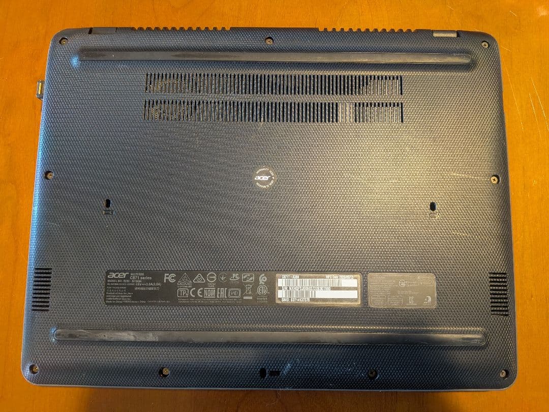 Chromebook acer C871-A38N Core i3 日本語版