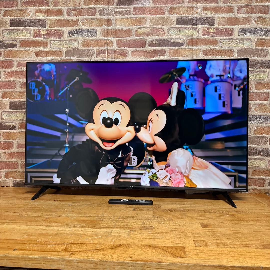 TCL 50V型4K チューナーレス 液晶テレビ 50P65E 2025年製