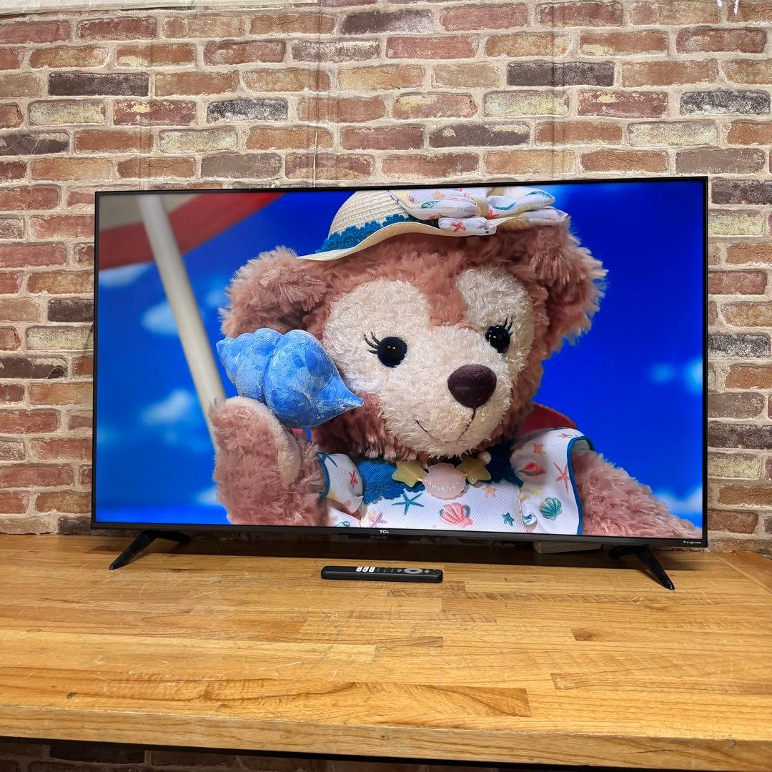 TCL 50V型4K チューナーレス 液晶テレビ 50P65E 2025年製