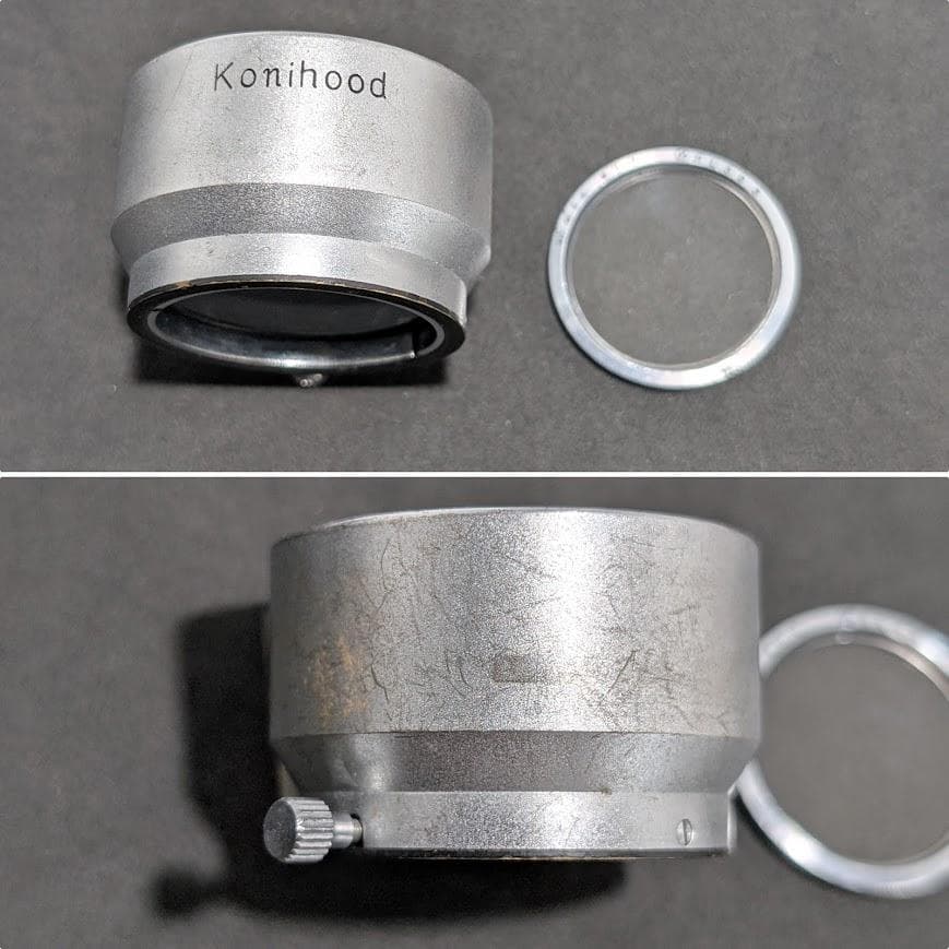 【完動品・美品】 KONICA 小西六 Pearl Ⅲ 蛇腹 中判フィルムカメラ