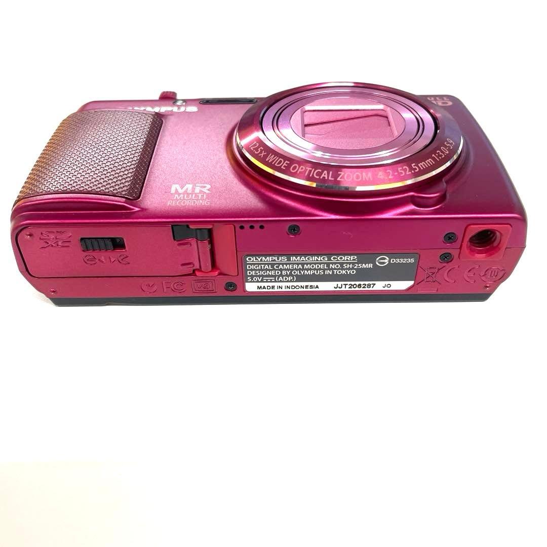 ジャンクOLYMPUS SH-25MR PINKピンク オリンパス コンデジカメ