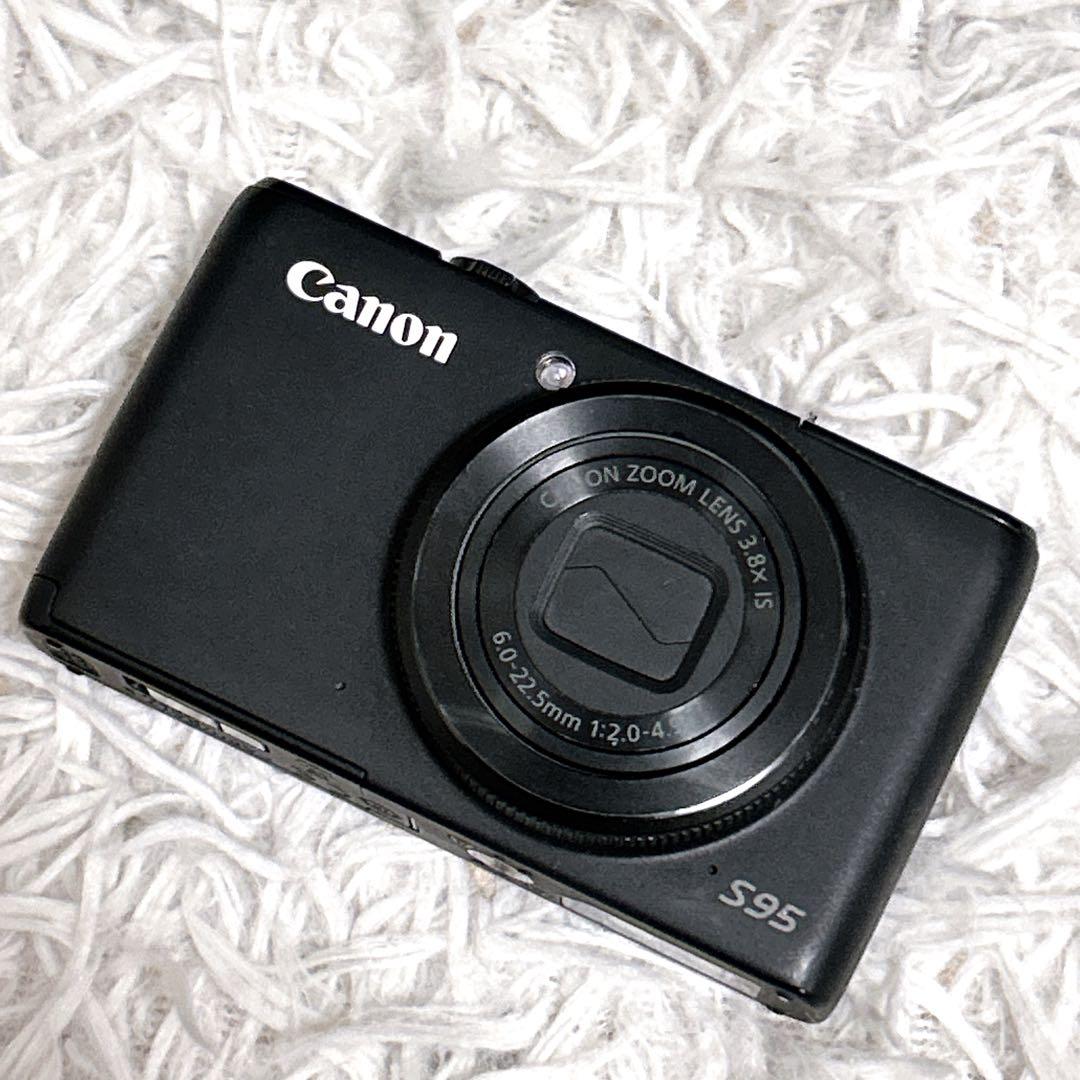 Canon PowerShot S95 コンパクトデジタルカメラ バッテリー2個
