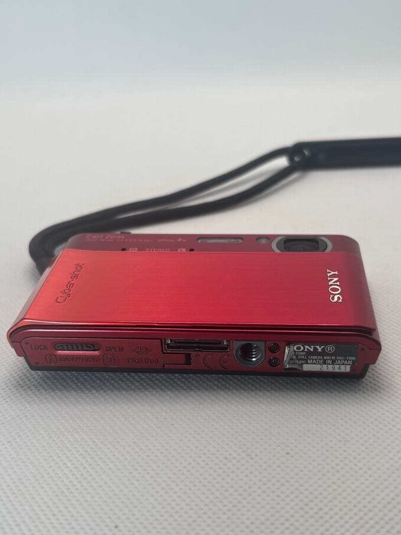 SONY ソニー Cyber-shot DSC-T900 レッド★元箱付き★