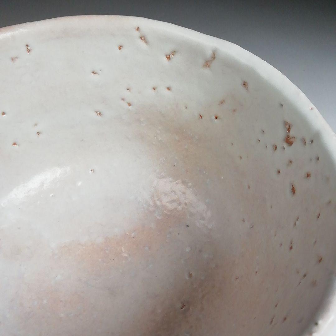 Ｓ８４８　茶碗　『萩茶碗』『納富晋造』　共箱　抹茶碗　茶道具