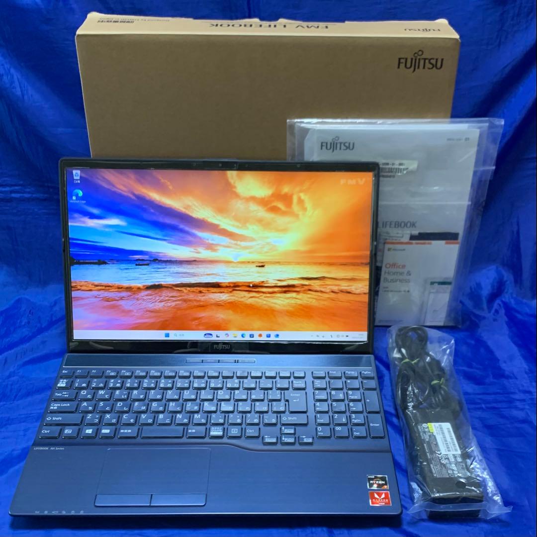【Ryzen7・未使用office付】 富士通 ノートパソコン LifeBook