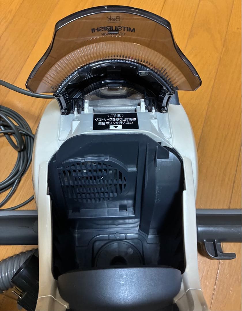 三菱サイクロン掃除機 Be-K 紙パック不要 TC-EXC8P 取説 ノズル付