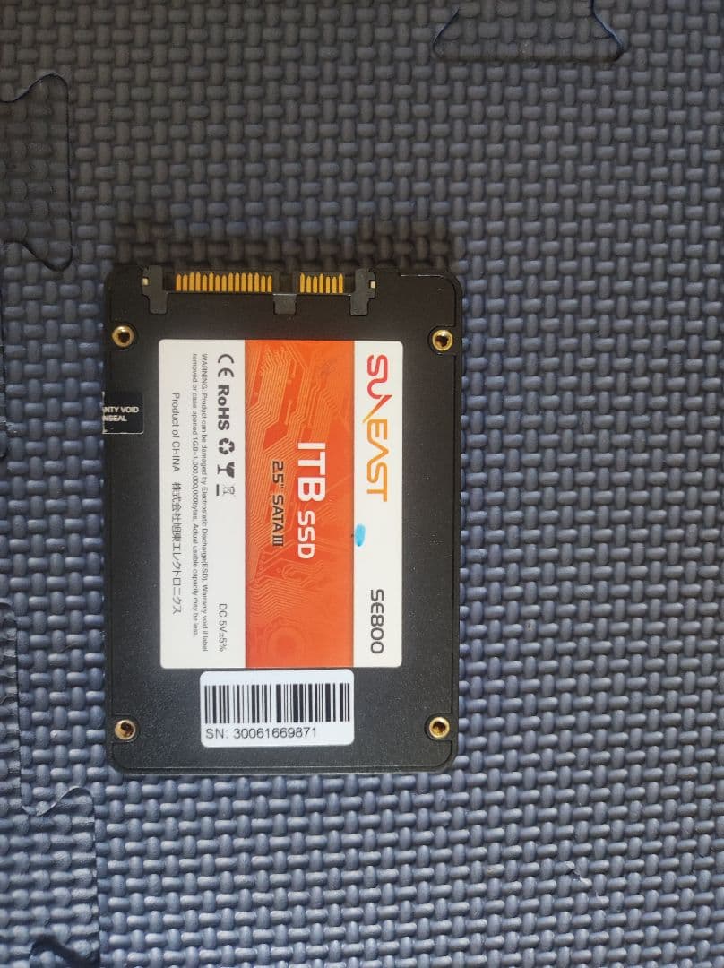 SSD 1TB 動作確認済み 状態良好