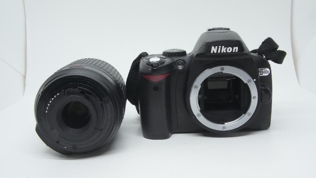 【B3008】 Nikon D40x ダブルズームキット ブラック ニコン