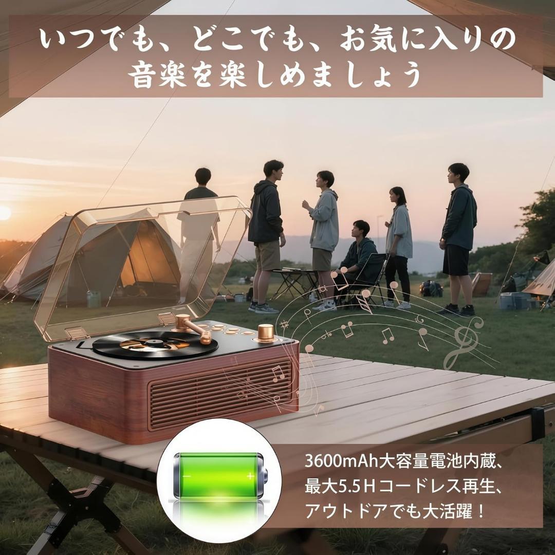 CDプレーヤー Bluetooth 受信 送信 cdラジカセ レトロ ブラウン