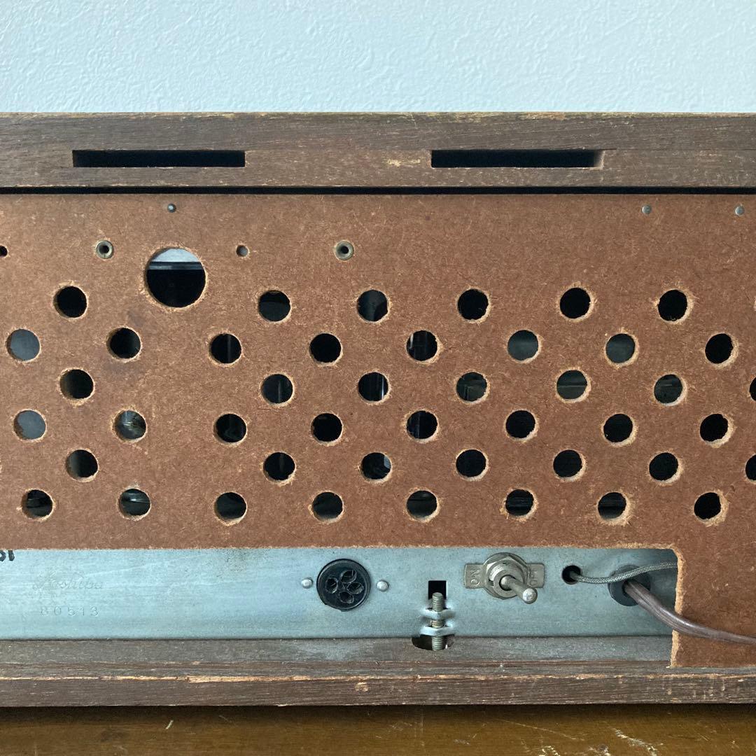 【可動品】TOSHIBA 真空管ラジオ スピーカー セット ヴィンテージ