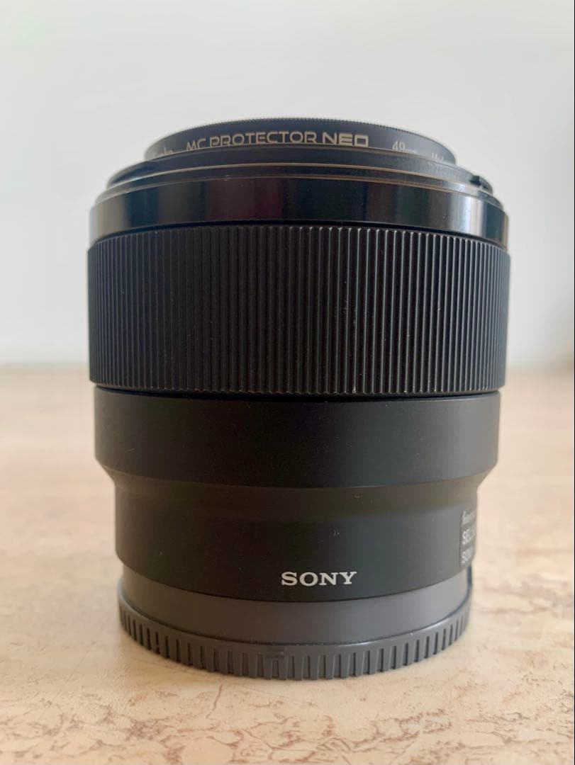 Sony 50mm F1.8 SEL50F18F 単焦点レンズ　※プロテクター付