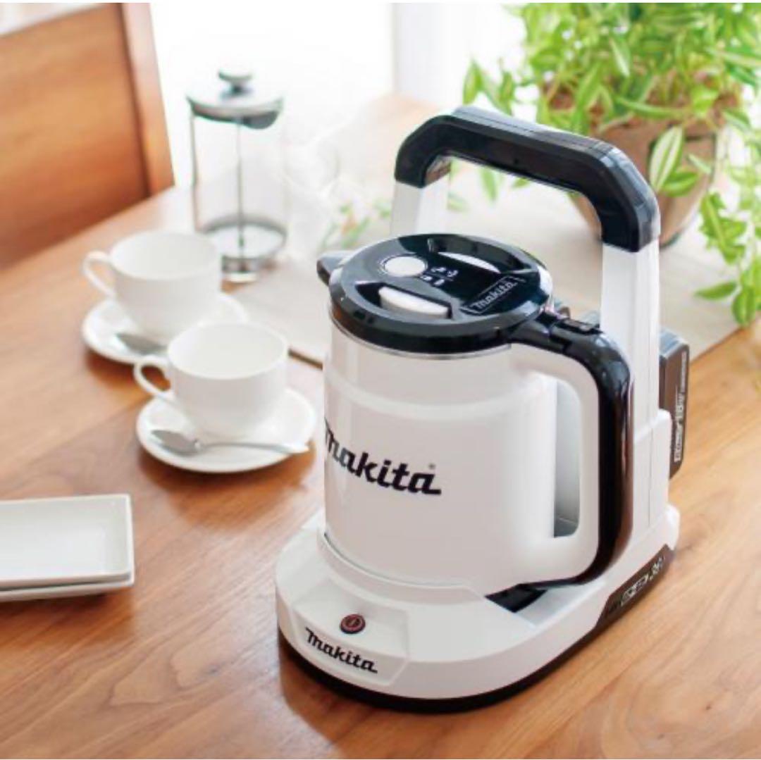 マキタ　Makita 電気ケトル 青 白