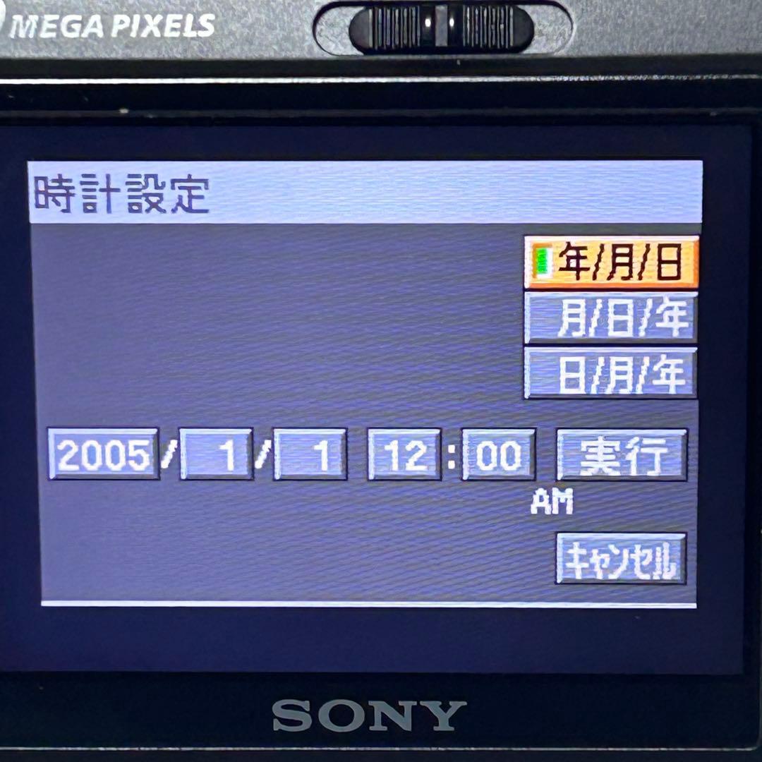【稼働品　付属品付き】SONY CyberShot DSC-T9 手ぶれ補正　黒