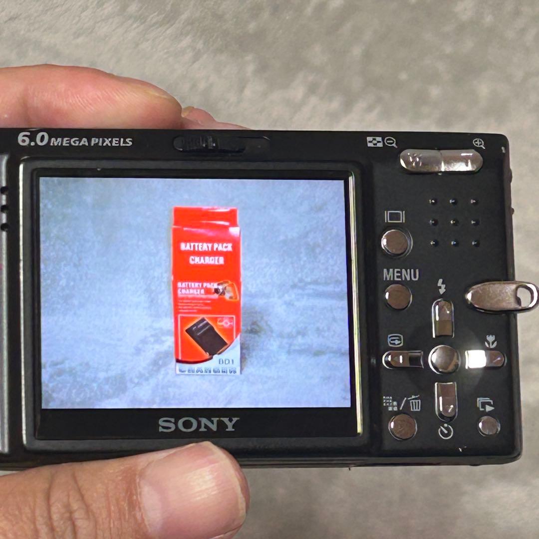 【稼働品　付属品付き】SONY CyberShot DSC-T9 手ぶれ補正　黒