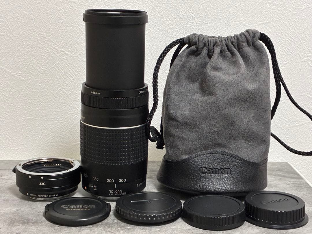 ⭐️完動⭐️Canon EF 75-300 III & EF-EOS M アダプター
