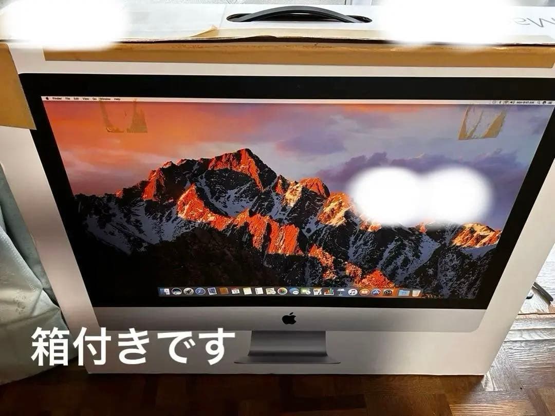 iMac27インチ5K2017メモリ40GB SSD1TBVentura動作良好